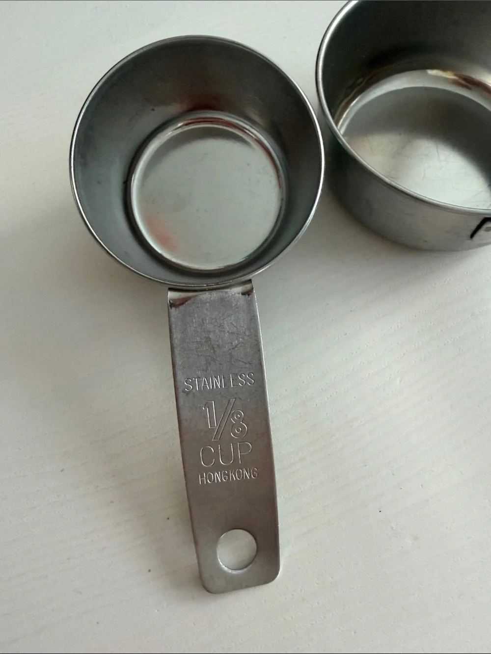 Stainless Steel Vintage Nesting Measuring Cups (3) Hong Kong